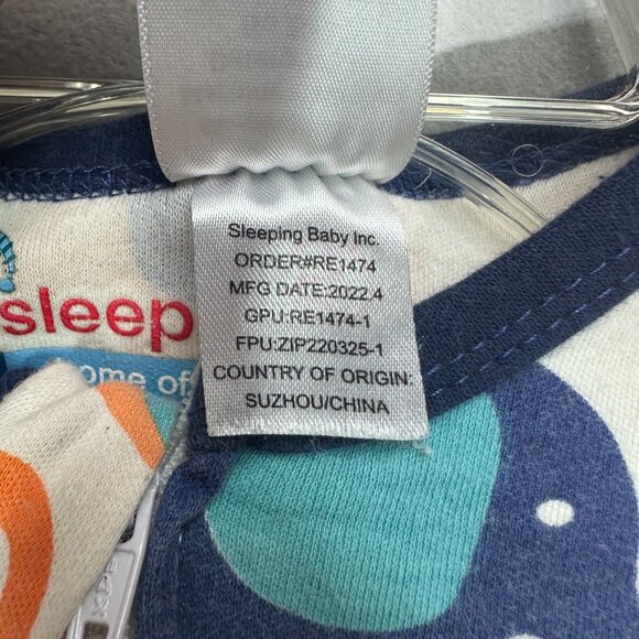 Sleeping Baby Zipadee Zip Transition Swaddle M 6-12 Months Elephant Print - Picture 11 of 16